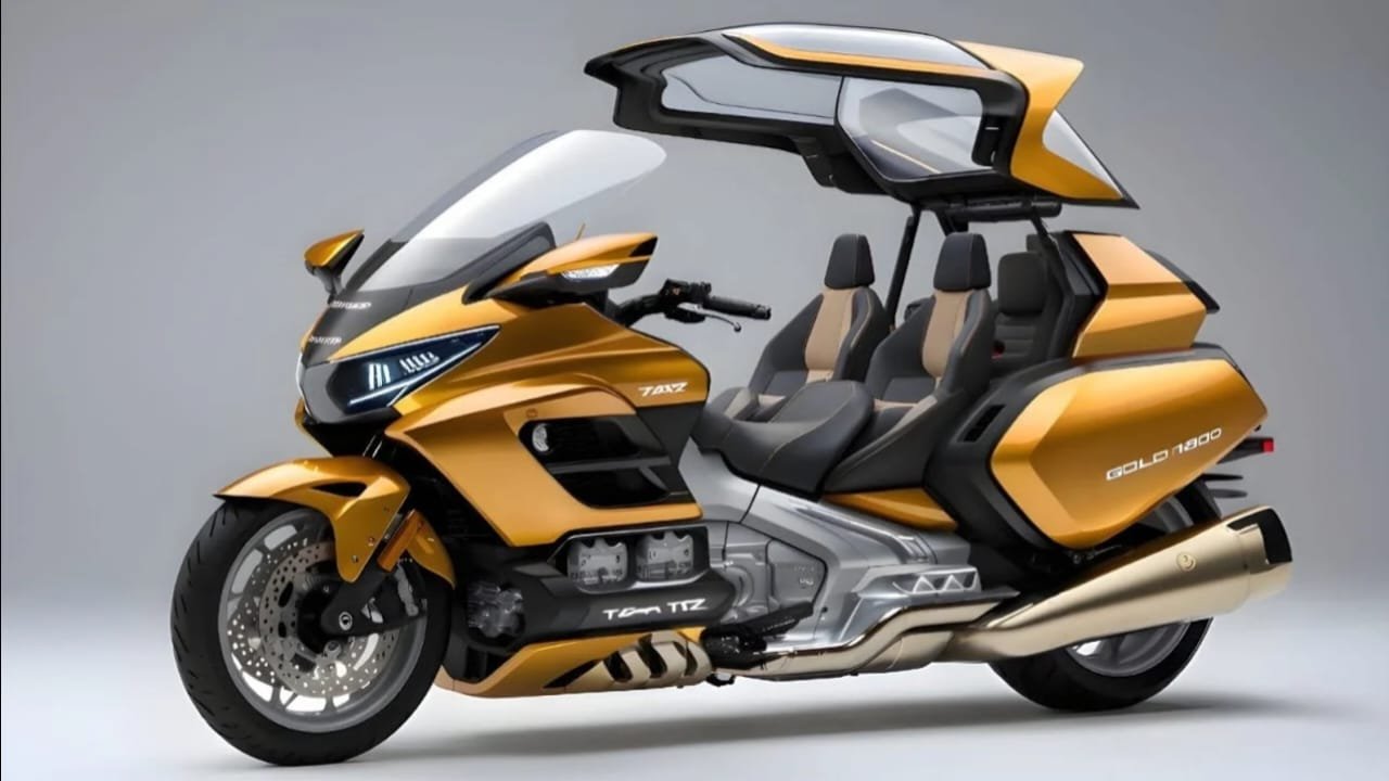 Honda Gold Wing 2026 – 1833cc Engine, 7-Speed DCT Gearbox & Luxury Touring Comfort at ₹3.20 Lakh!