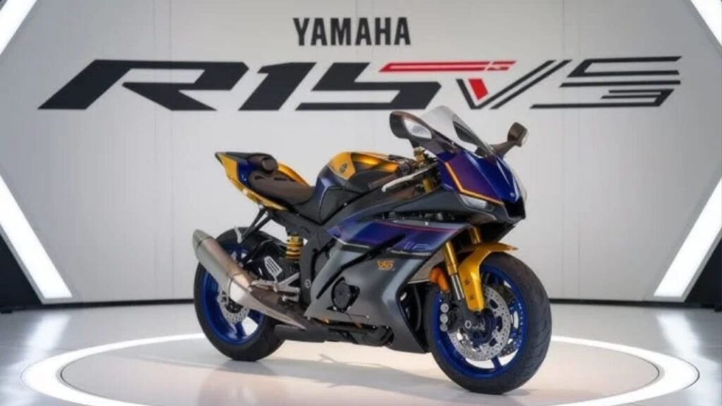 Yamaha R15 V5 2025 – 69KMPL Mileage, 155cc Powerful Engine, LED Projector Headlamp & SuperSport Styling at Just ₹5,699 EMI!